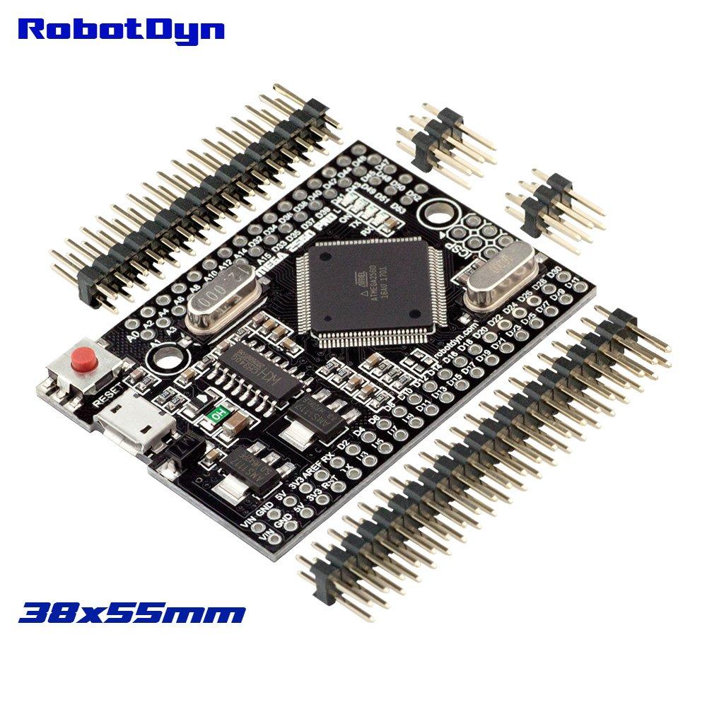 Mega 2560 PRO (Embed) CH340G/ ATmega2560-16AU, Boards compatible with Arduino Pro Mini and Arduino Mega 2560, Embedded Mega2560 Pro board Compatible for Arduino Mega 2560 R3 with Bootloader