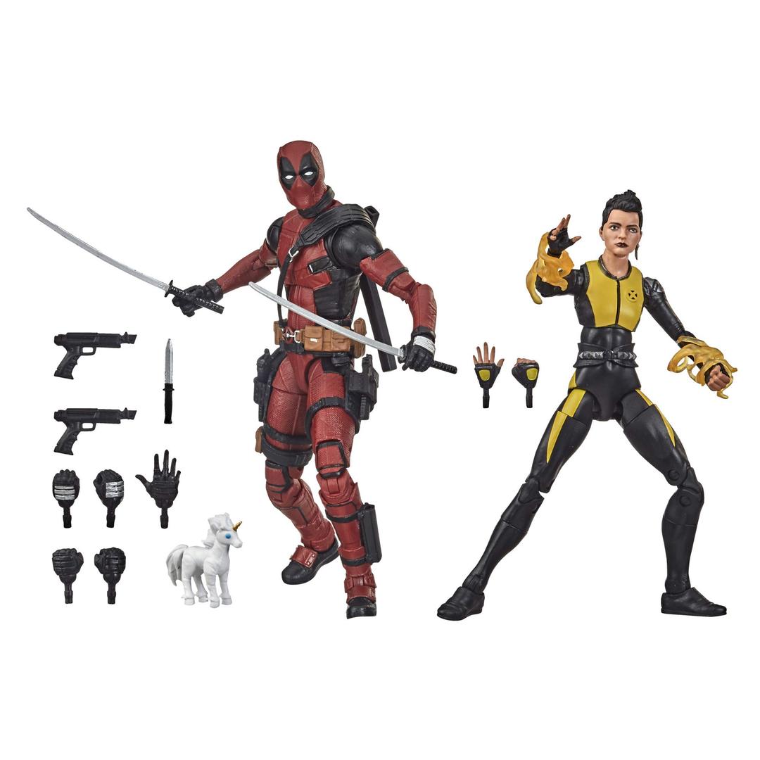 Marvel Hasbro Design and 13 Accessories Legends Series X-Men 6-inch Collectible Deadpool and Negasonic Teenage Warhead Action Figure Toys