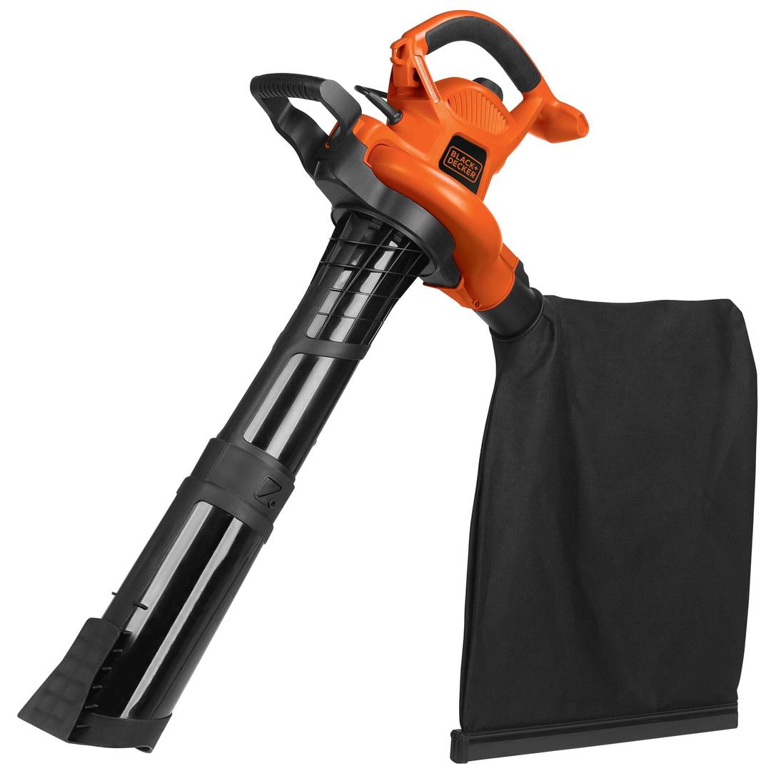 BLACK+DECKER3-in-1 Electric Leaf Blower, Leaf Vacuum/Mulcher, Corded, 12-Amp (BV6600)