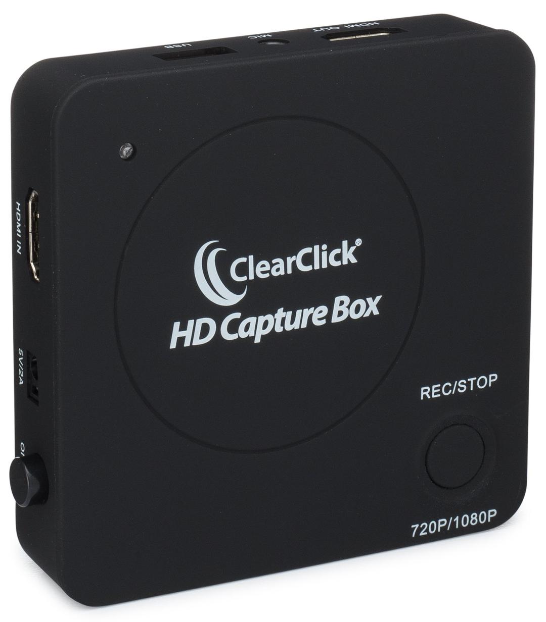 ClearClick HD Capture Box - Capture Video from Gaming Devices & HDMI Sources (No Computer Required)