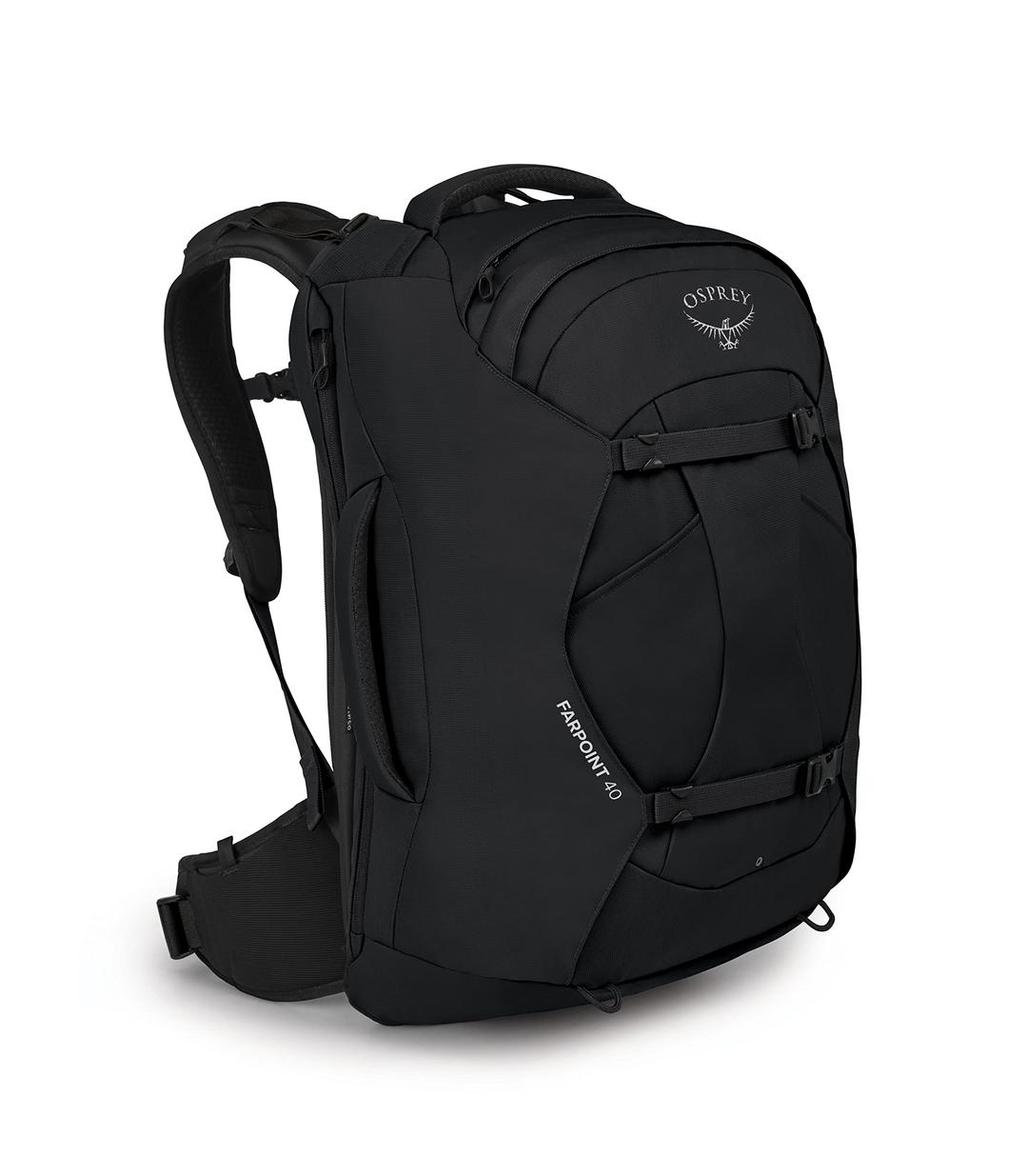 OspreyFarpoint 40L Men's Travel Backpack, Black