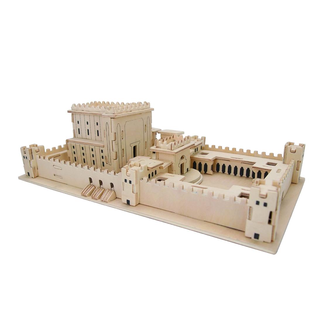 MASORET Wooden 3D Jerusalem Temple Model KIT Jewish Israeli Beit Hamikdash Replica Puzzle, Teens to Adults, 10 * 6 * 4 Inch…