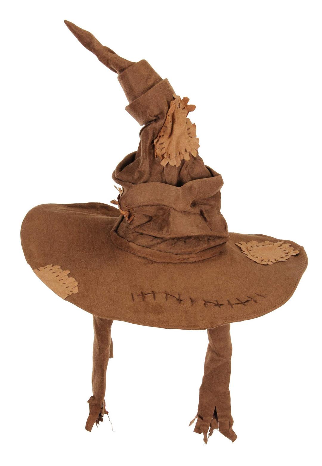 elope Harry Potter Sorting Hat Costume Accessory - Faux Suede, Adjustable, Wired Rim, Officially Licensed, Patches & Straps