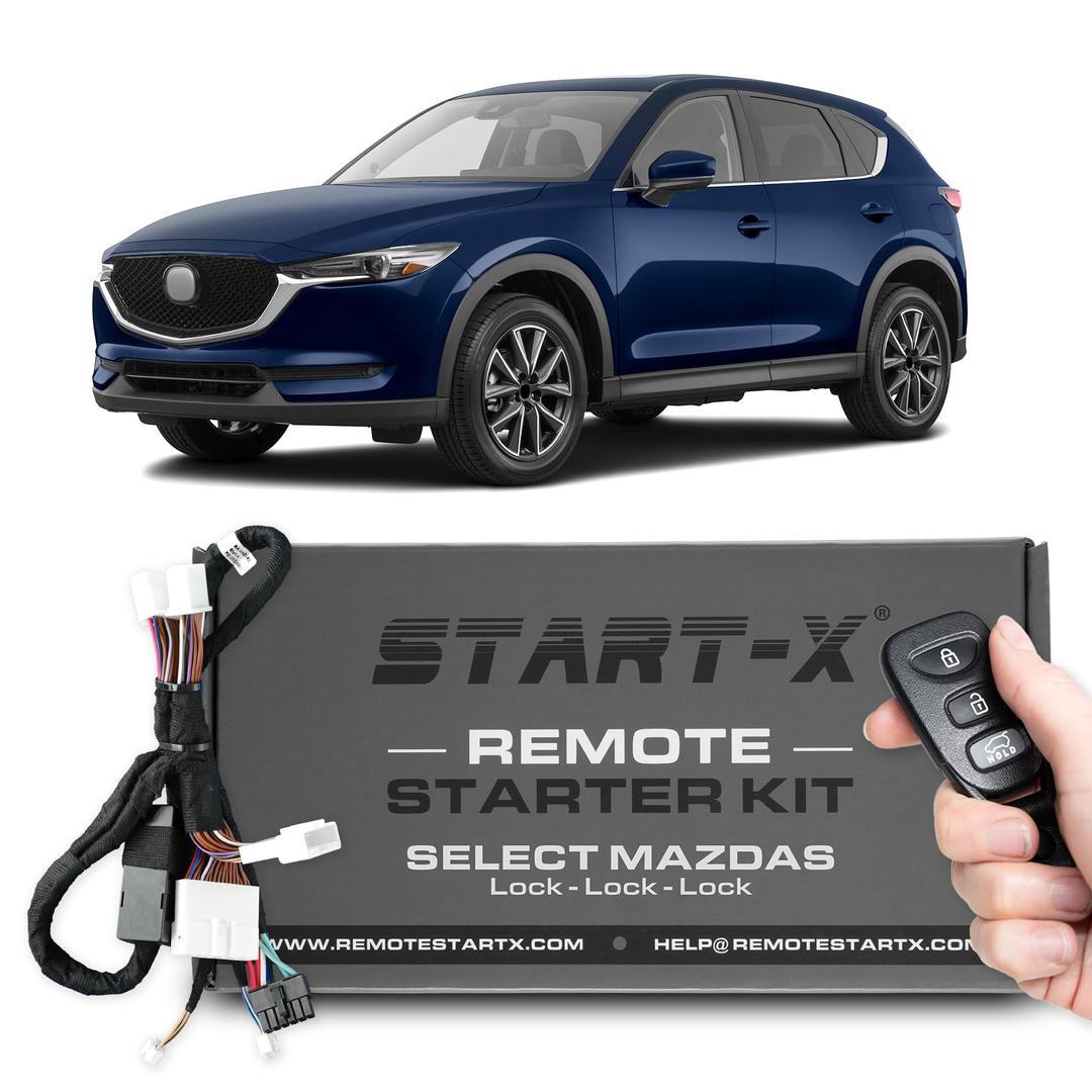 Start-X Remote Starter for Mazda 3 || Mazda 6 || CX-5 || CX-9 || MX-5 Miata || Plug N Play (Lock 3 Times)