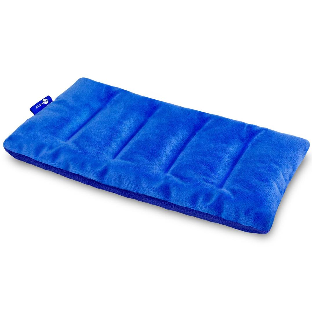 Microwave Heating pad, 6 * 11" Microwavable Moist Heat Pad for Neck Shoulder, Cramps, Back Pain Relief, Warm Compress Rice Bean Bag Hot Pack for Muscles, Joints, Blue