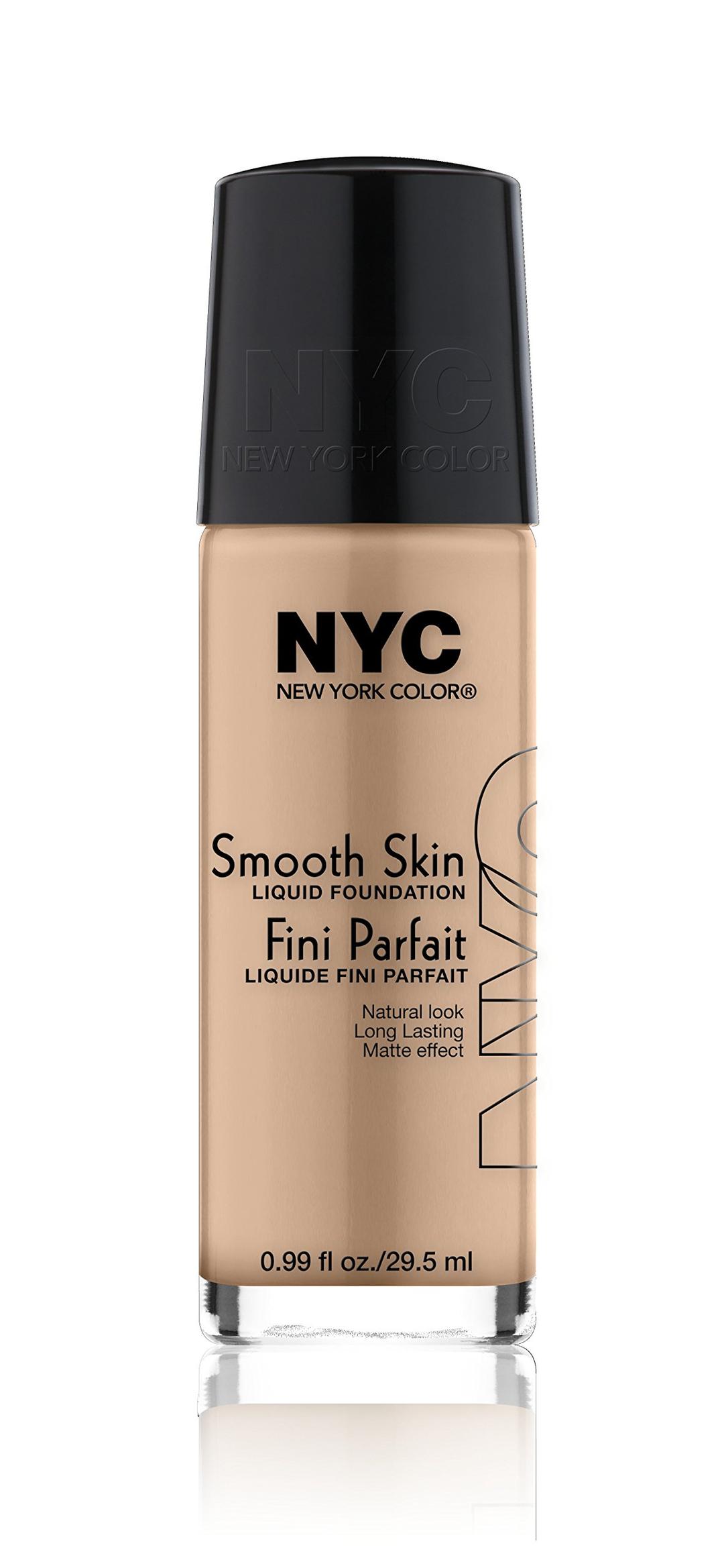 N.Y.C. New York Color Smooth Skin Foundation, Warm Beige, 1 Fluid Ounce