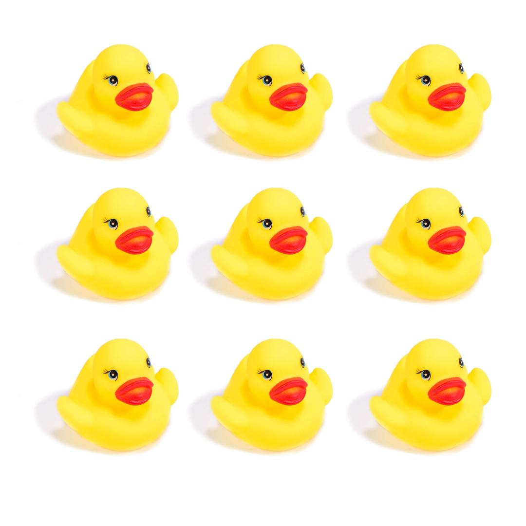 KandyToys 9 Plastic Ducks Bath Toys