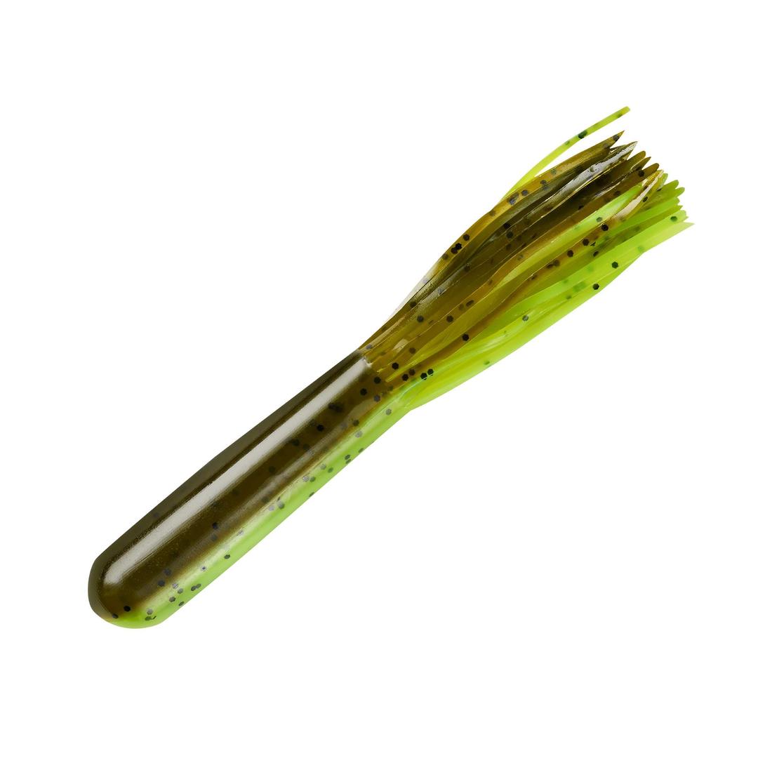 YUM Tube Soft Plastic Bass Fishing Lure - Designed Specifically for Bass, 4 Inch Length, 6 per Pack