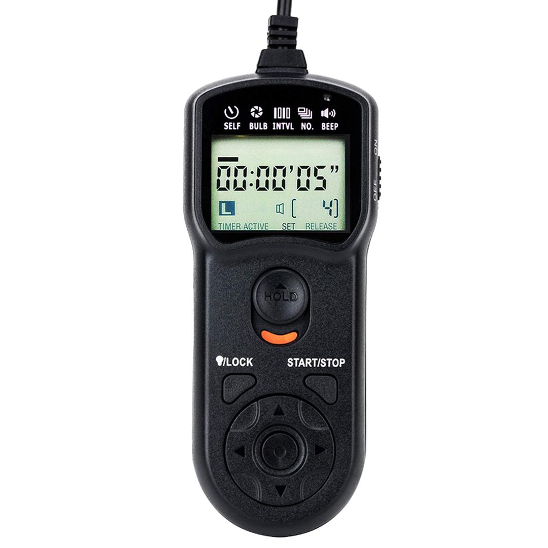 JJC Intervalometer Timer Remote Control Shutter Release for Canon EOS Rebel T6 T7 2000D 90D 80D 70D 60Da 77D T8i T7i T6i T6s SL3 SL2 T5i T4i EOS R R6 Mark II R6 R7 R8 R10 RP R100 M6 Mark II M5 & More