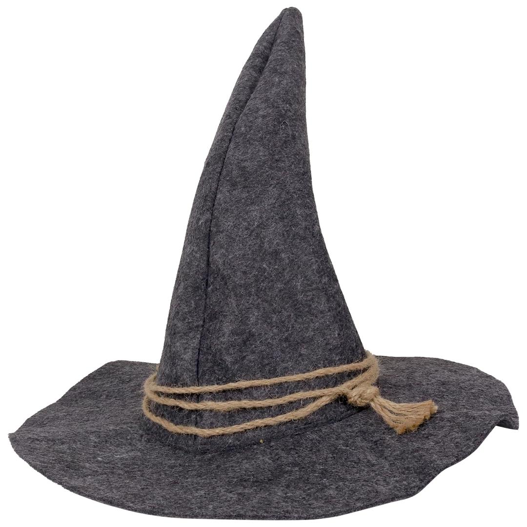 HOMELEXWizard Felt Hat Witch Sorcerer Hats Adult Costume Scarecrow Accessory for Halloween