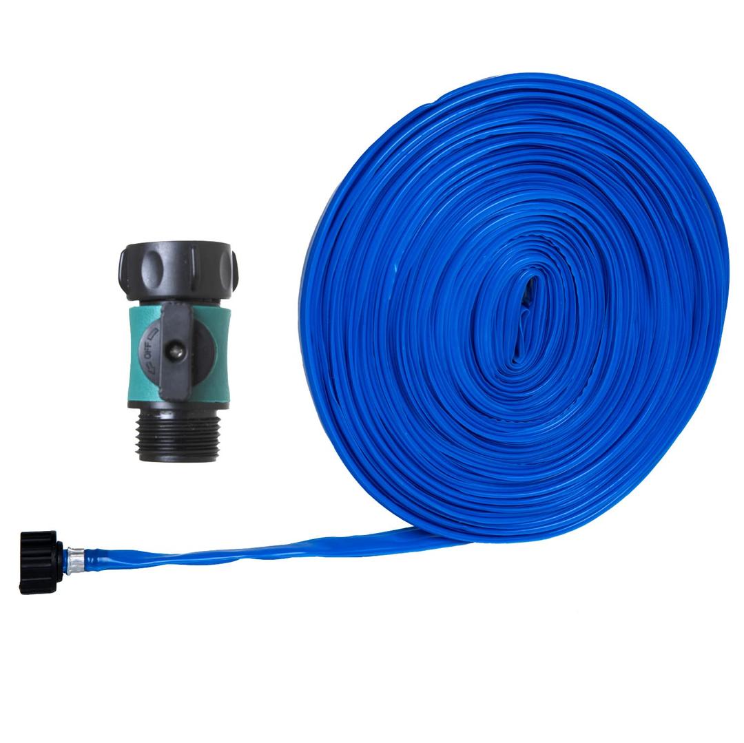 BACKYARD BLAST 76’ Sprinkler Hose, Water Slide Accessory and Lawn Sprinkler Soaker Hose