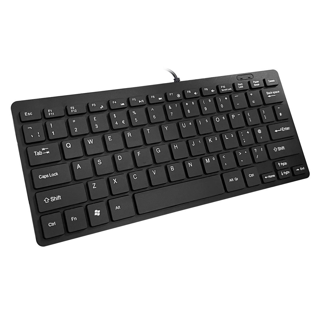 CiT KB-738 Premium Mini USB Keyboard - Black