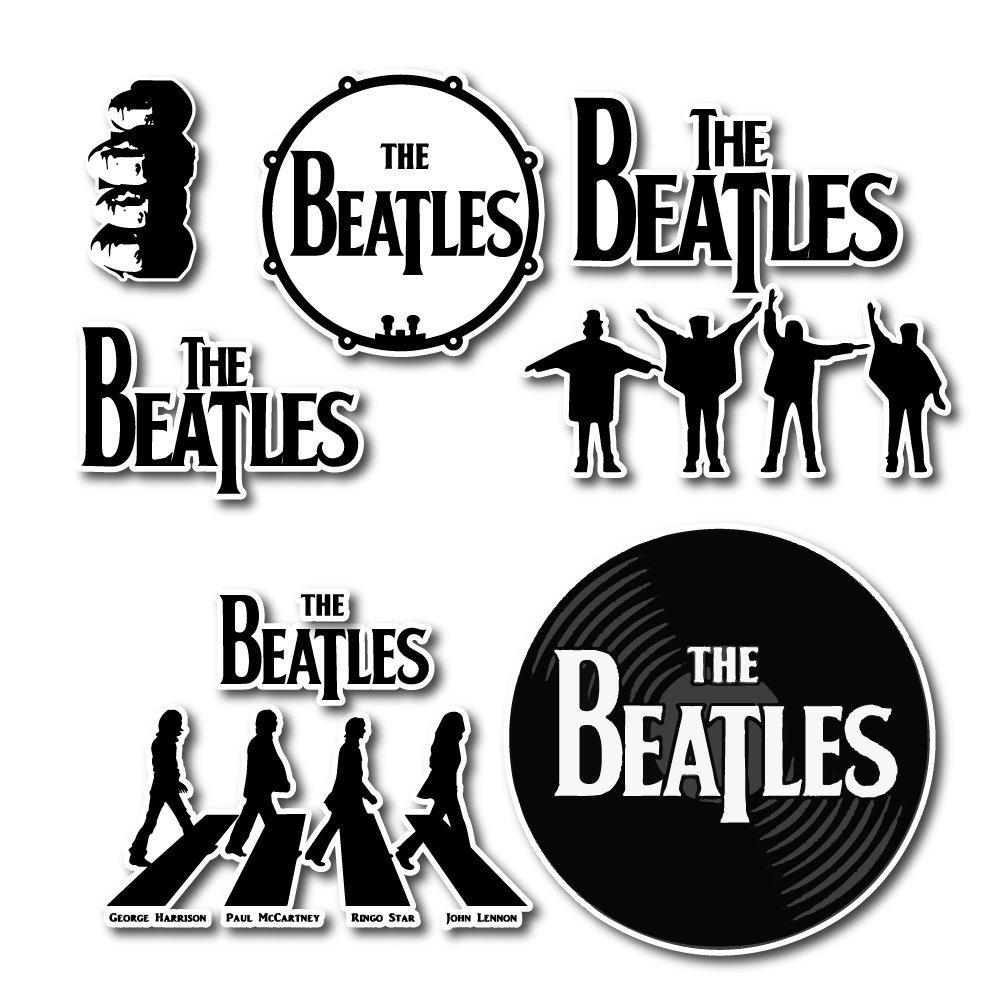 Platinum Stuff The Beatles Sticker Set Pack Rock Band Decal for Car Window, Bumper, Laptop, Skateboard, Wall, ETC. Set-23