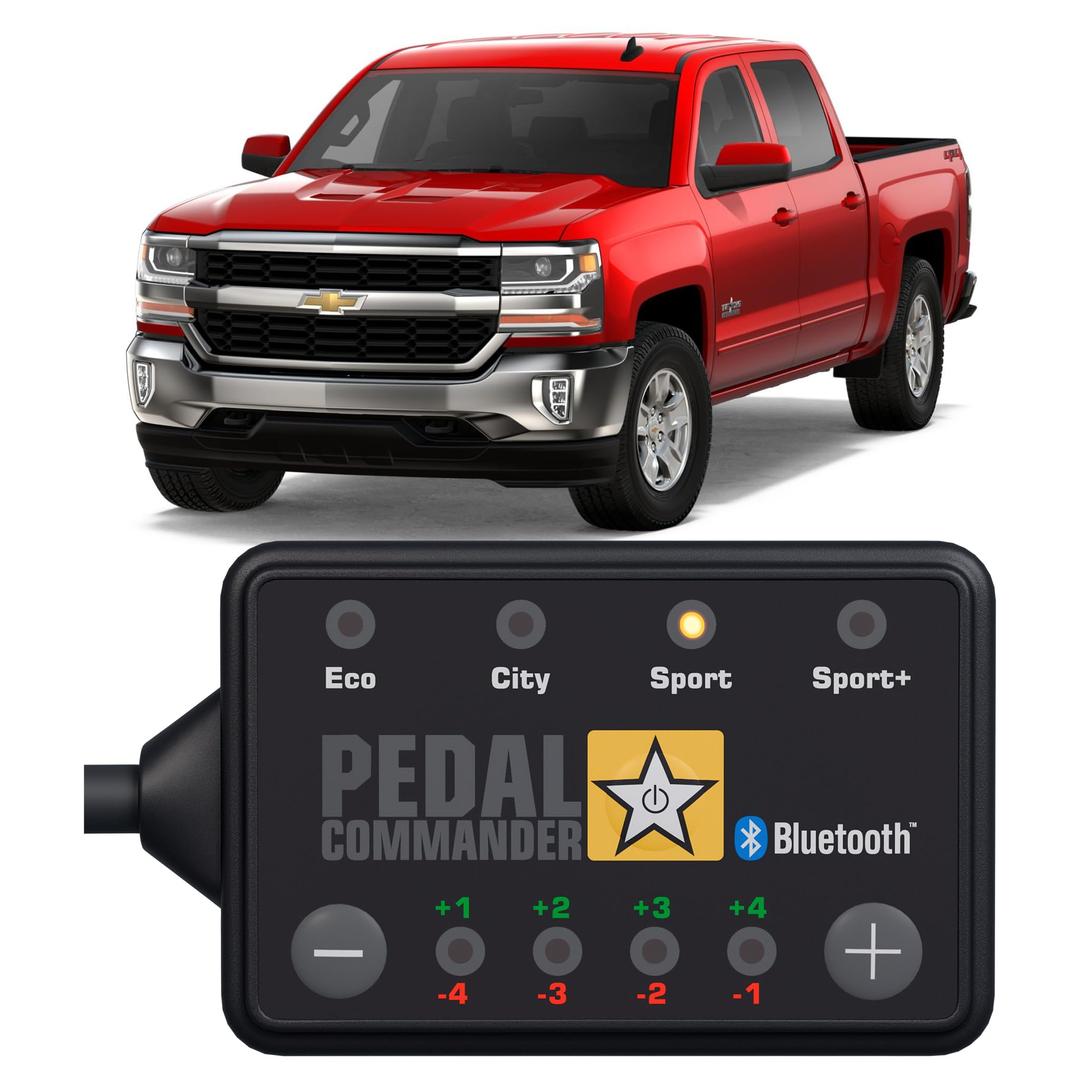 PEDAL COMMANDER for Chevrolet Silverado 2007-2018 Throttle Response Controller Fits:1500, 2500HD, 3500HD, WT, LS, LT, LTZ, Chevy Silverado Accessories