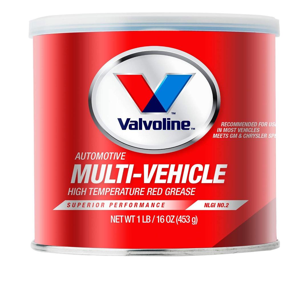 ValvolineVV614 Multi-Vehicle High Temperature Red Grease 1 LB Tub