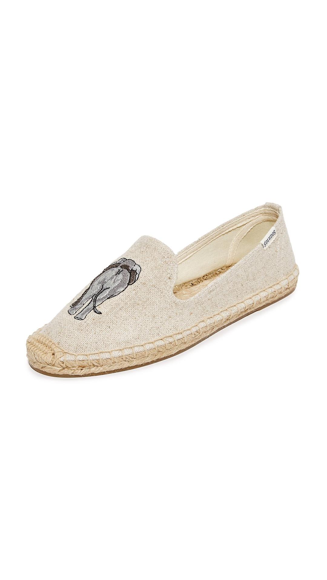 Soludos Women's Elephant Smoking Slipper Flat