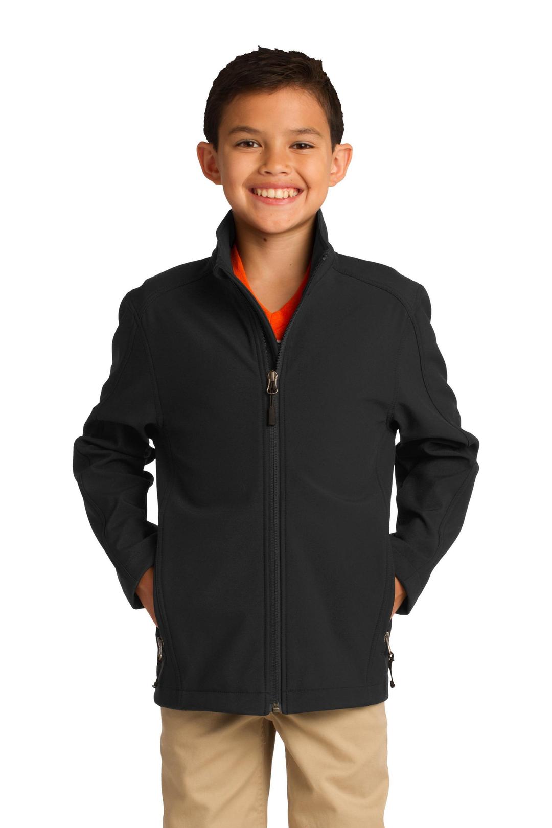 Port Authority Youth Core Soft Shell Jacket>M Black Y317