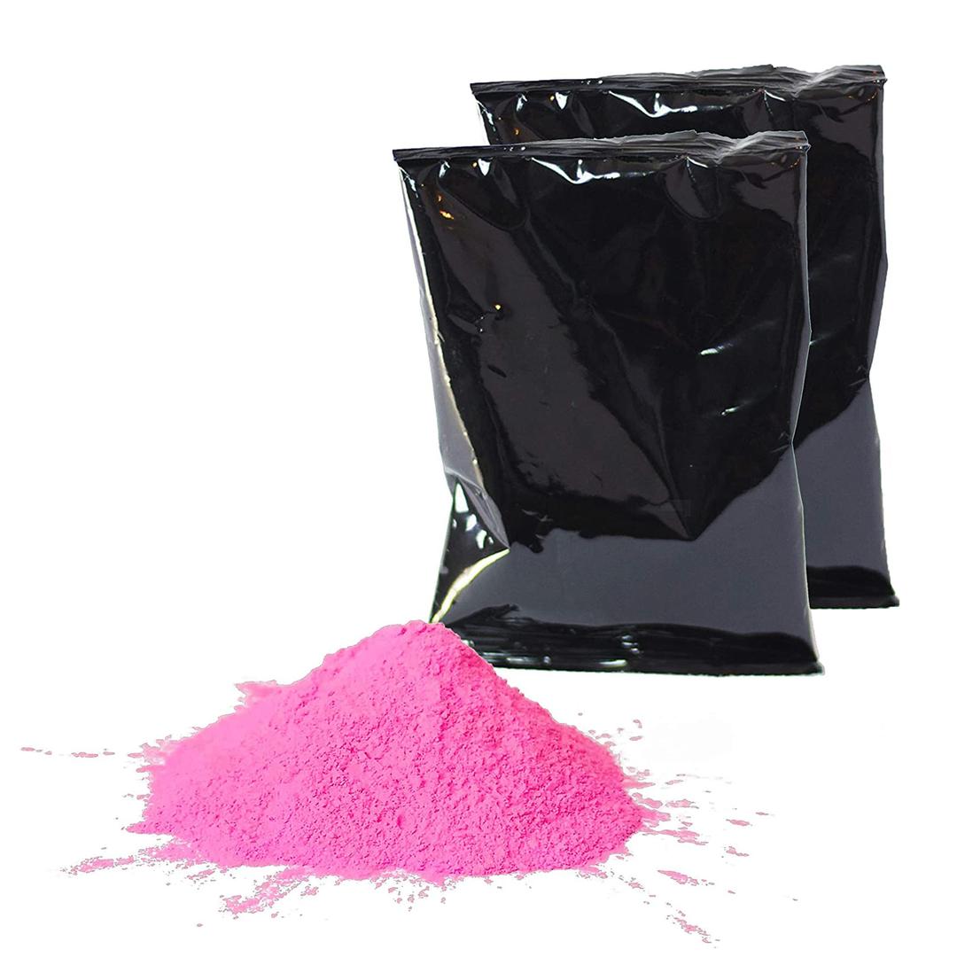 Chameleon Colors Pink Gender Reveal Powder - Blackout Kit - Two 1 lb Bags - Vibrant Pink Color - Powder for Baby Girl Gender Reveal - Color Not Visible Through Bag - Easy Cleanup - Non-Toxic