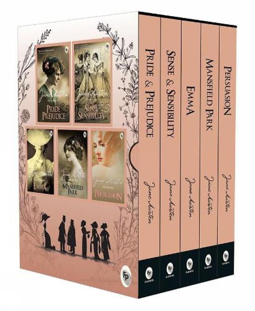 FINGERPRINT with FP logo Greatest Works of Jane Austen (Set of 5 Books)