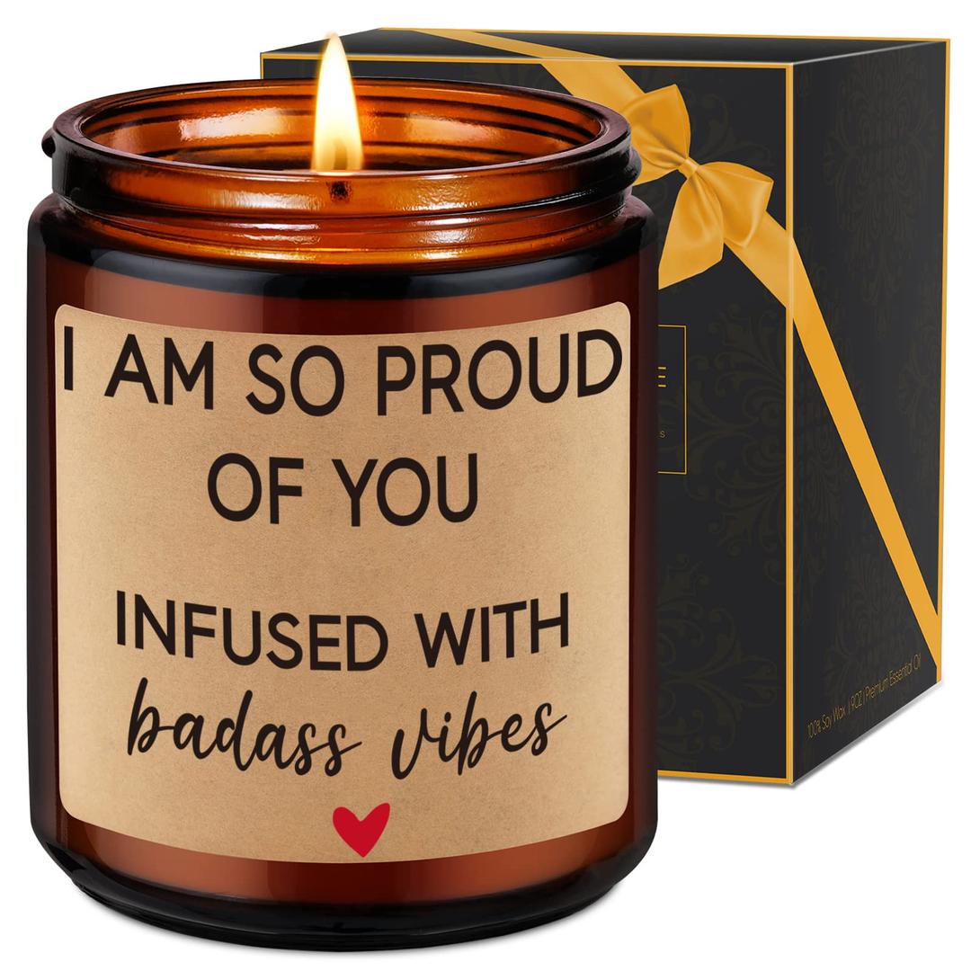 Fairy's GiftFairy's Gift Scented Candles - Proud of You Gifts for Her, Him, Graduation Gifts, Congratulations Gifts for Women, Men - Job Promotion Gifts, Divorce Gifts, Badass Women Gifts for Friend, BFF, Bestie