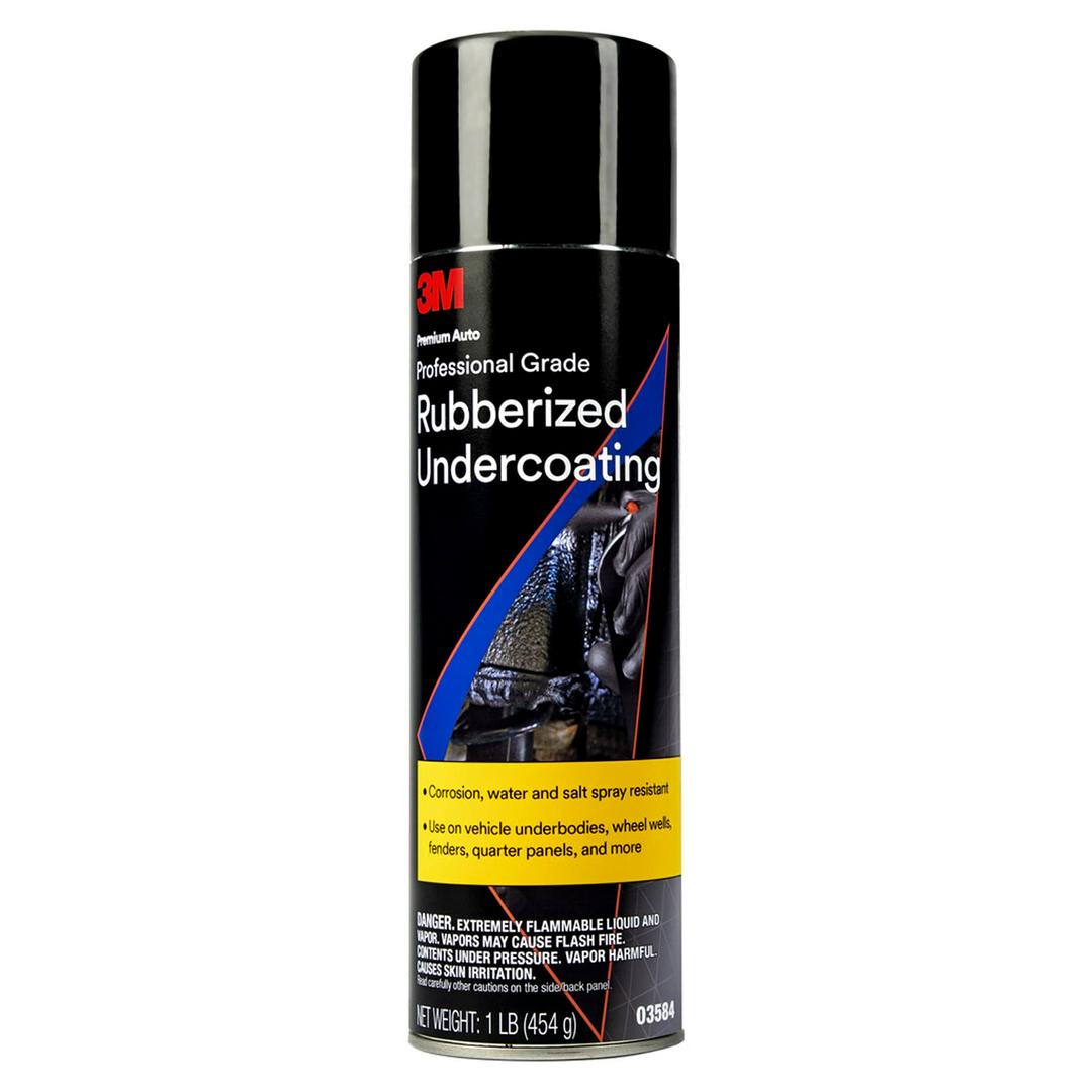 3MProfessional Grade Rubberized Undercoating, Corrosion, Water and Salt Spray Resistant, 03584, 16 oz. Aerosol