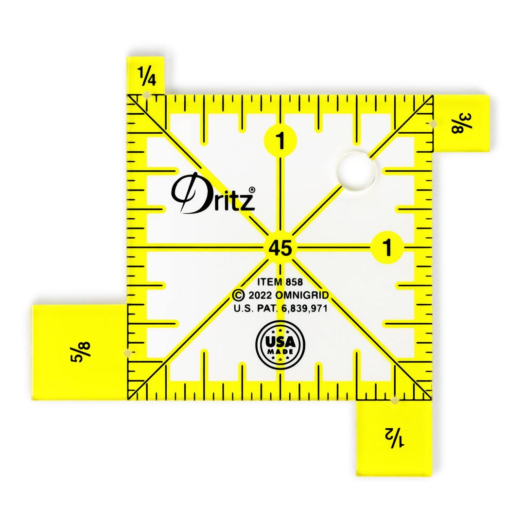 Dritz Seam Width Gauge Sewing Accessories, Clear