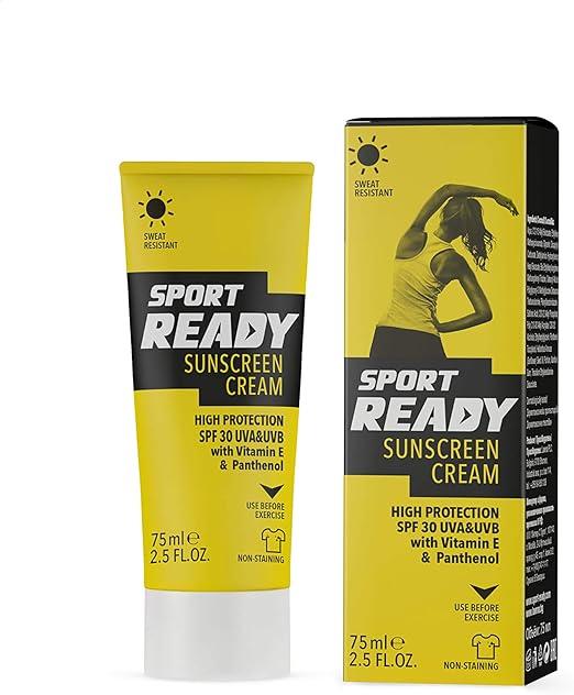 Sport Ready Sunscreen Cream 75ml | spf 30 UVA and UVB Protection