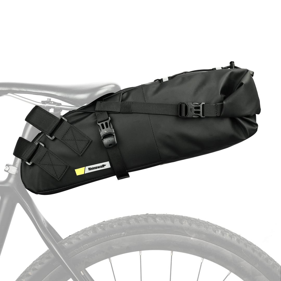 Rhinowalk Bike Saddle Bag 10/13L Waterproof Bicycle Under Seat Bag Cycling Storage Bag for Mountain Road Bike