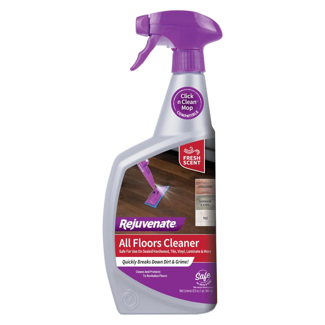 Rejuvenate High Performance All-Floors and Hardwood No Bucket Needed Floor Cleaner Powerful PH Balanced Shine with Shine Booster Technology Low VOC Best in Class Products 32oz