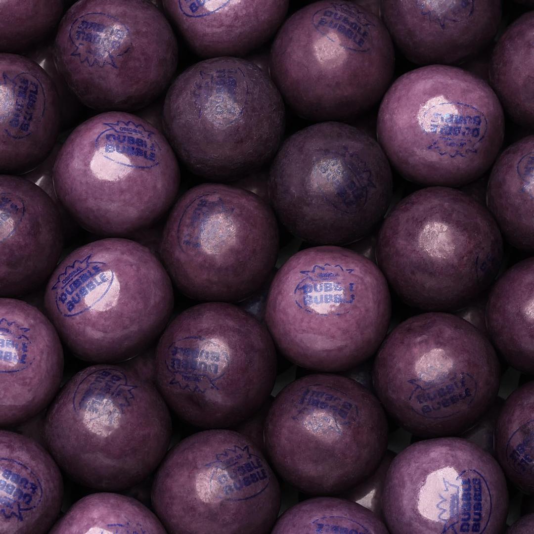 Gumballs for Gumball Machine - 1 Inch Large Gumballs - Grape Flavored Bubble Gum Purple Gumballs - Kids Gum - Bulk Gum Balls 1.7 Lb