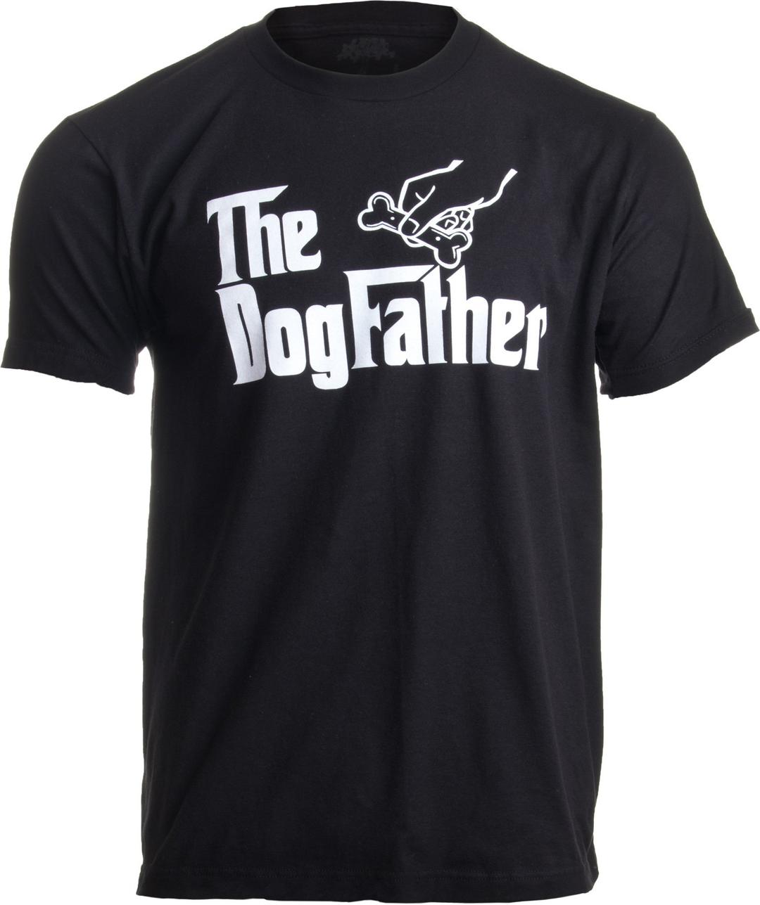 Ann Arbor T-shirt Co.The Dogfather | Dog Father Dad Owner Funny Cute Pup Doggo Pet Fun Humor Daddy T-Shirt