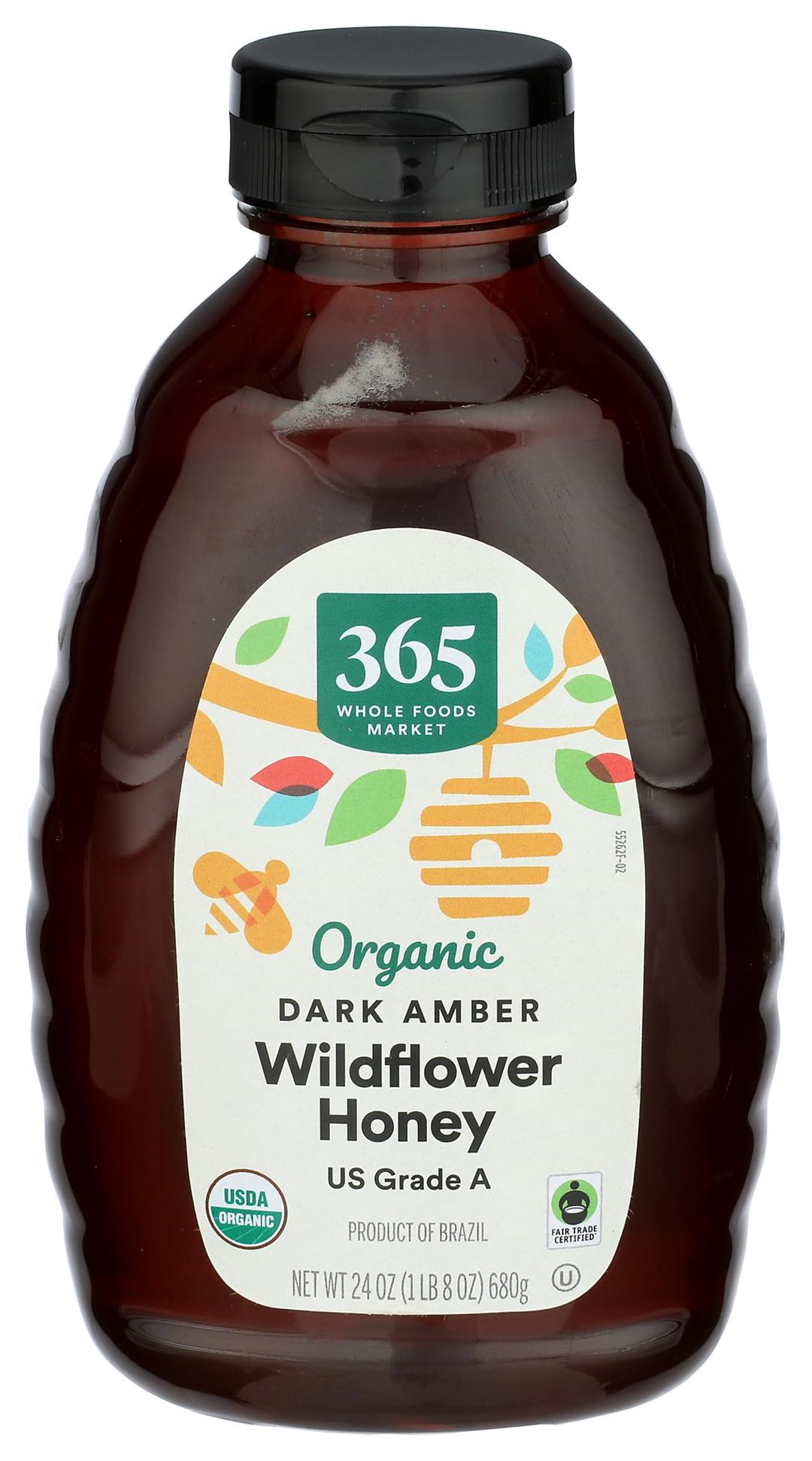 365 by Whole Foods Market, Organic Amber Mountain Forest Honey, 24 Ounce