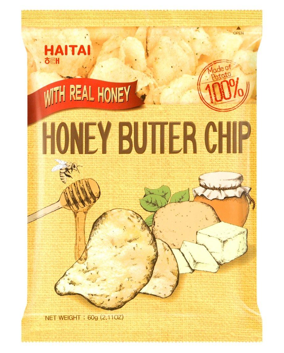 Haitai Honey Butter Chip New Korea Potato Snack (60g x 2)