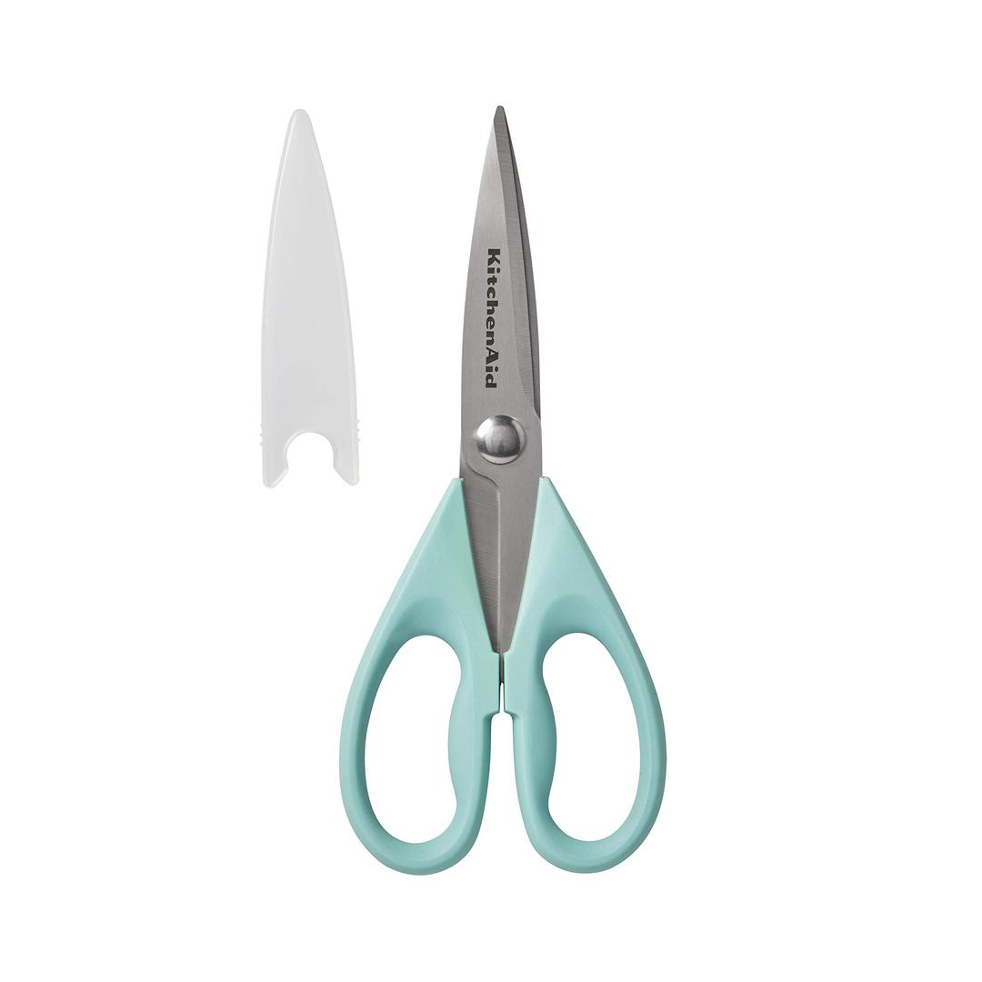 KitchenAid KC351OHAQA Shears with Soft Grip Handles, One Size, Aqua Sky