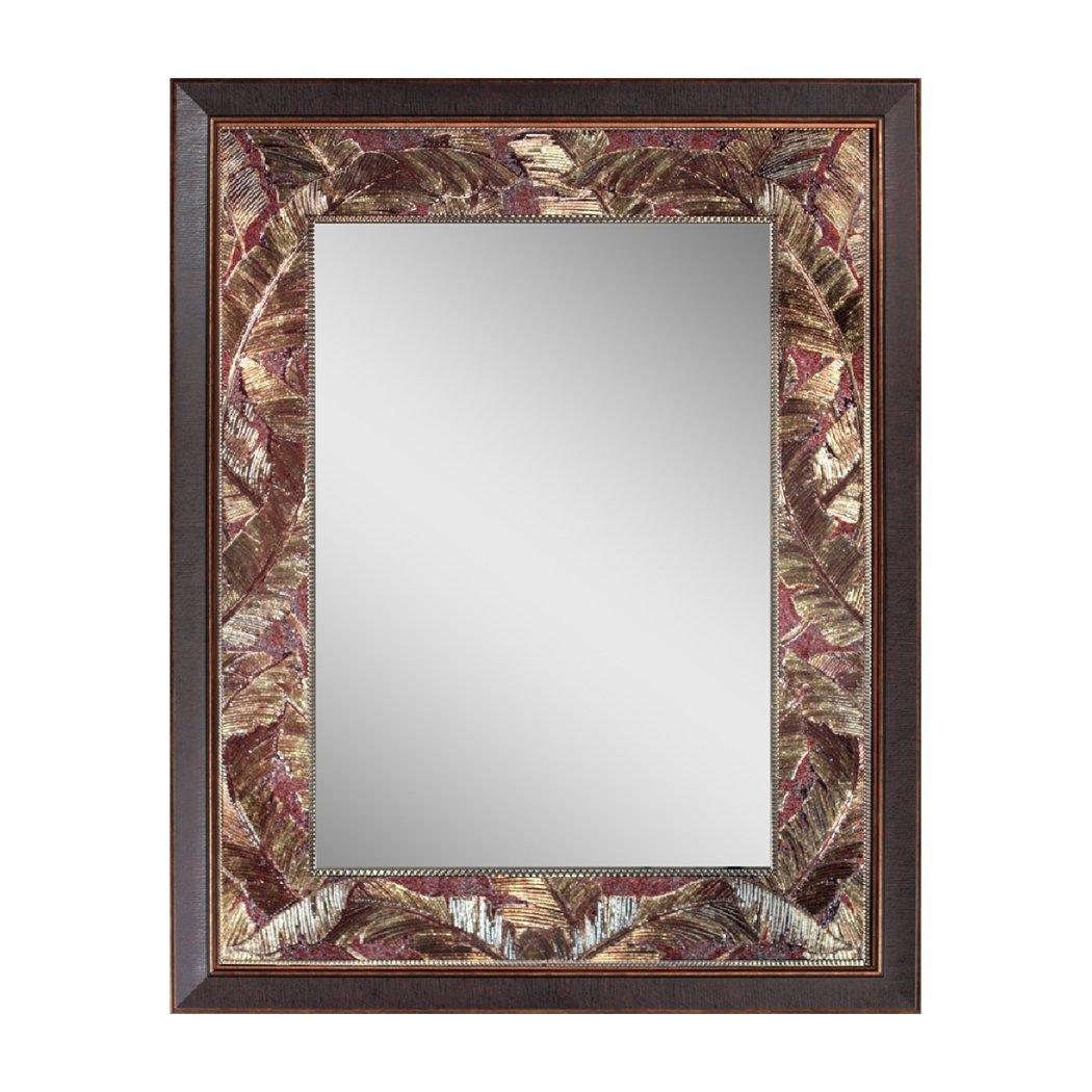 Head West Tropical Leaf Mirror, 26.5 by 34.5 by 1-Inch