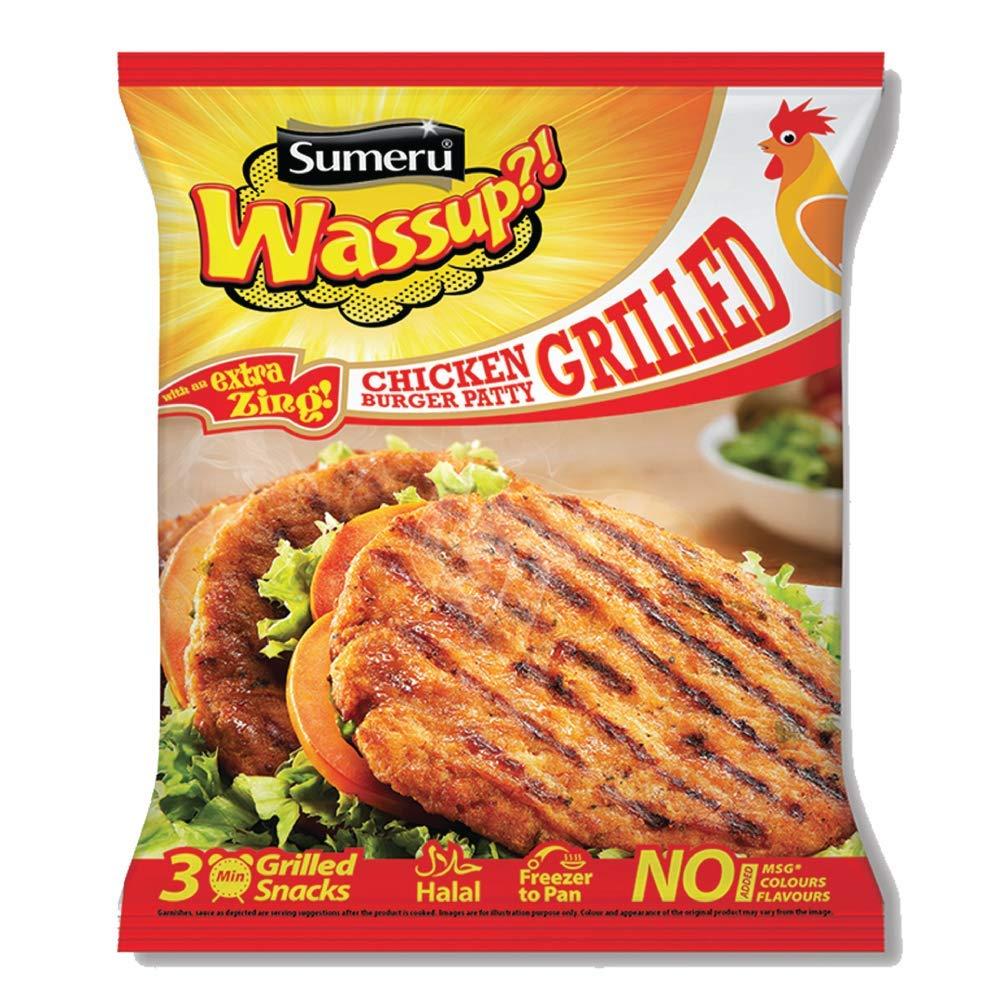 Sumeru Chicken Burger Patty Grilled, 300 g