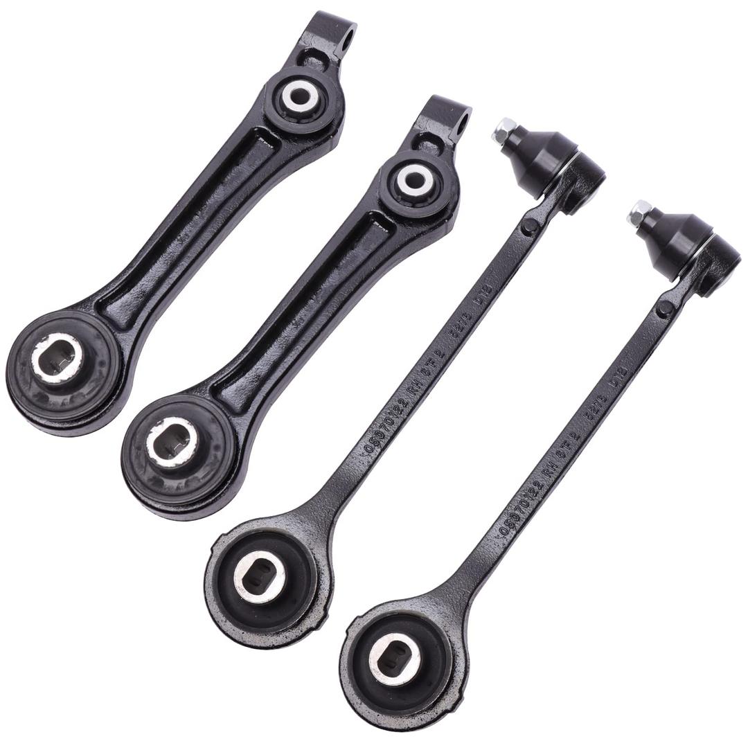 LCWRGS 4Pcs Front Lower Forward & Rearward Control Arm w/Ball Joint Kit Replacement for 2005-2010 Chrysler 300 RWD, 2006-2010 Dodge Charger RWD, 2005-2008 Dodge Magnum RWD, 2008-2010 Challenger RWD