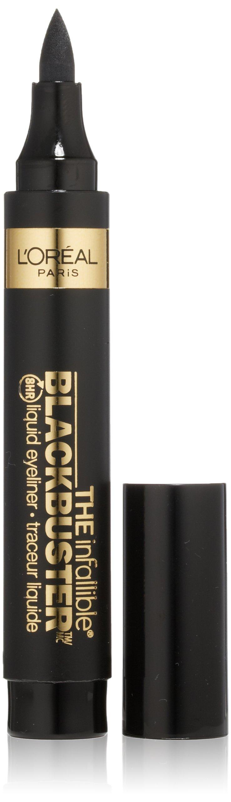 L'Oréal Paris Infallible The Blackbuster Liquid Eyeliner, Black, 0.084 fl. oz. (Packaging May Vary)