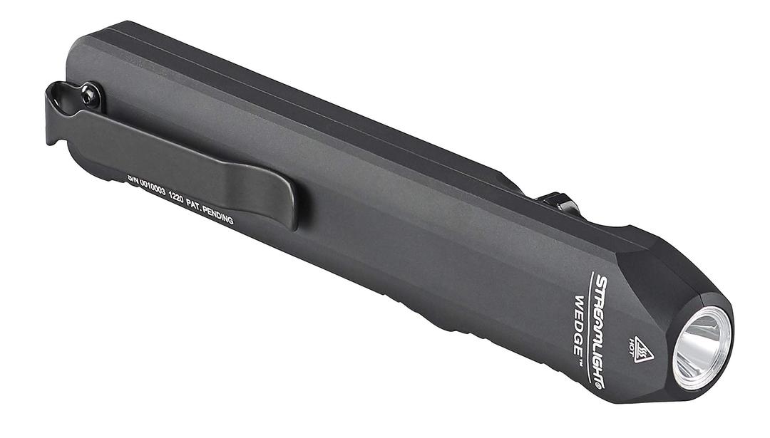 Streamlight 88810 Wedge 300-Lumen Slim Everyday Carry Flashlight, Includes USB-C Cord, Lanyard, Black