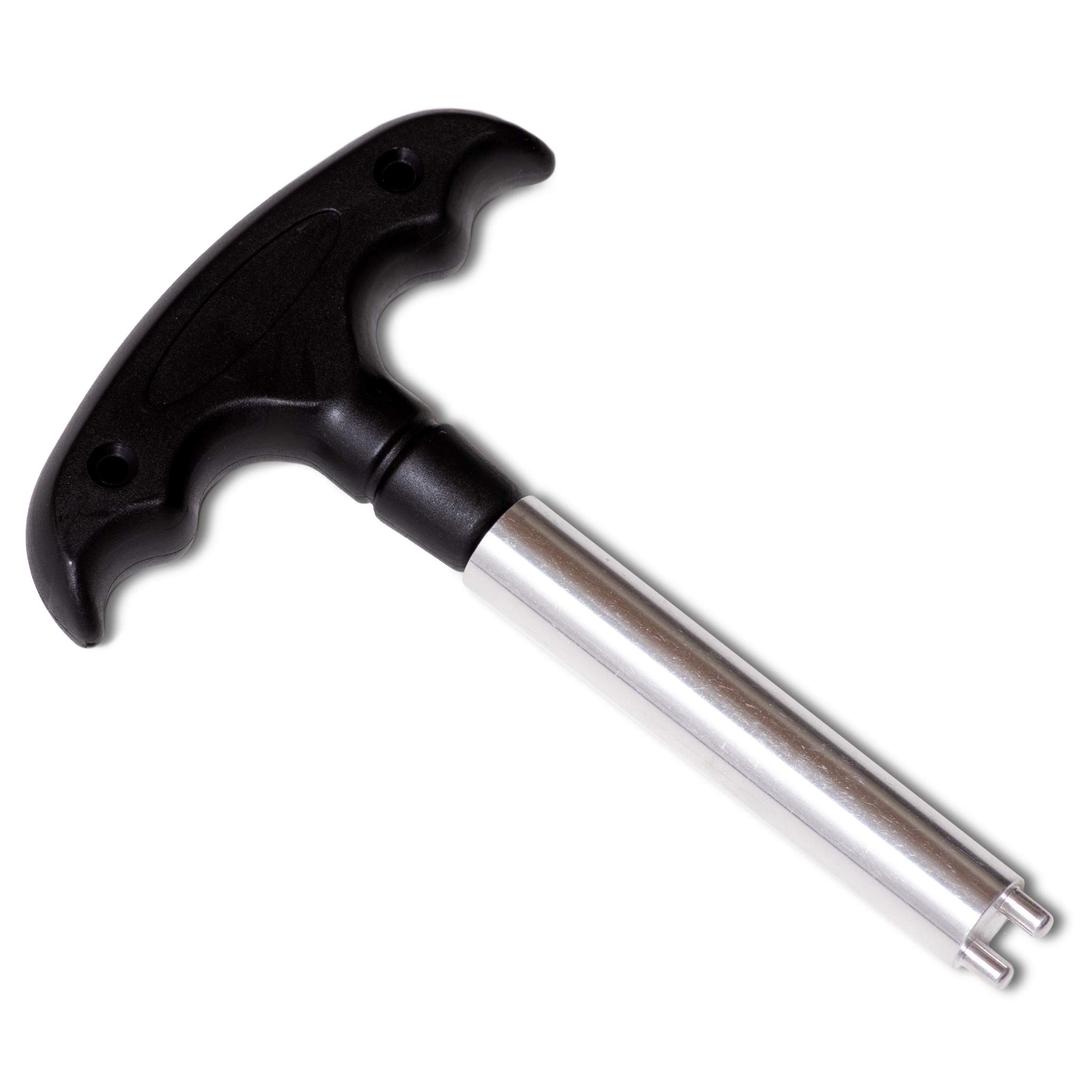 Tool for Billiard Pool Cue Weight Bolts with Detachable Handle