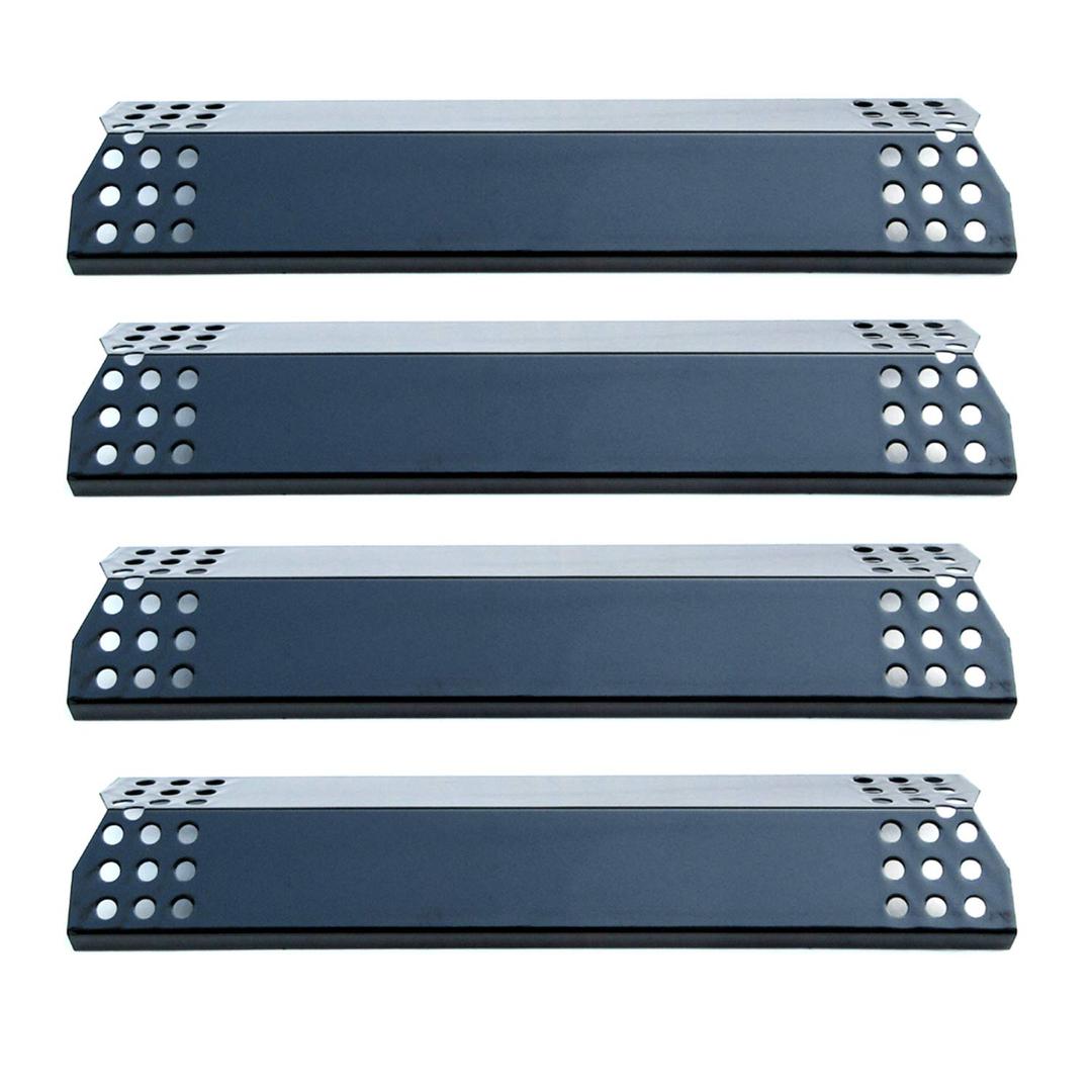 Direct Store Parts DP129 (4-Pack) Porcelain Steel Heat Shield/Heat Plates 14 9/16 x 3 3/8" Replacement for Sunbeam, Nexgrill, Grill Master, Charbroil, Kitchen Aid, Members Mark, Uberhaus Gas Grills