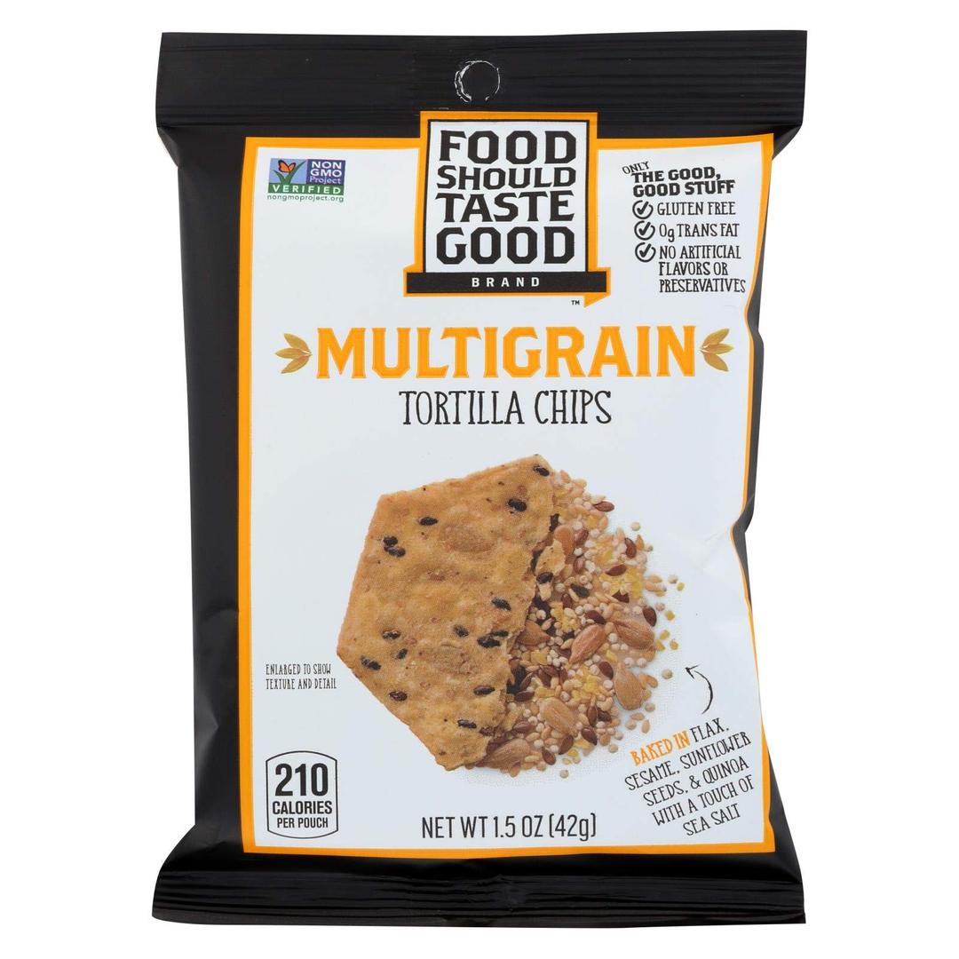 Food Should Taste Good, Tortilla Chips Multigrain, 1.5 Ounce