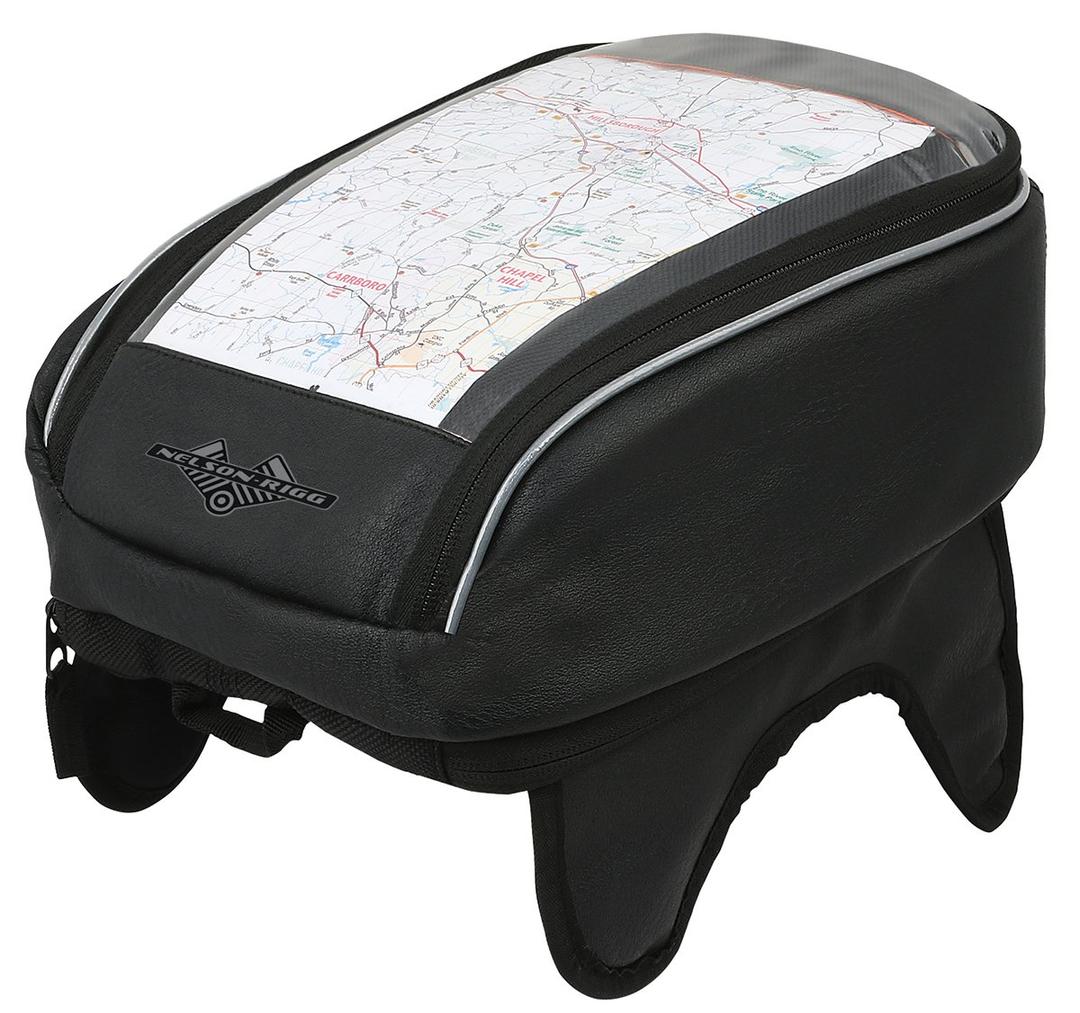 Nelson-Rigg Route 1 Journey Highway Cruiser Magnetic Tank Bag, fits Harley Davidson, Indian, Honda, Yamaha, Suzuki and more