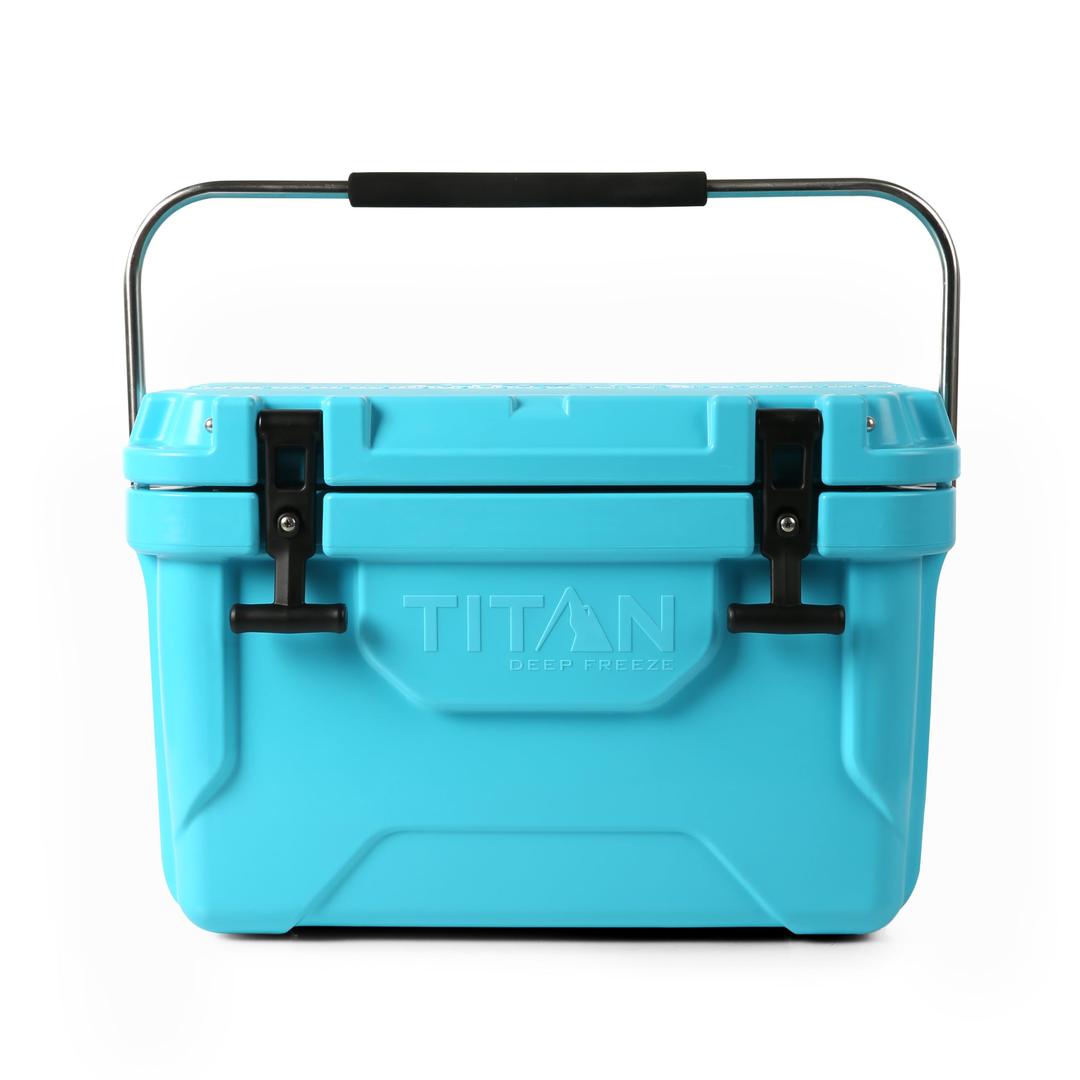 Titan Hard Ice Chest Cooler Roto Cooler with Microban Protection and Deep Freeze Insulation