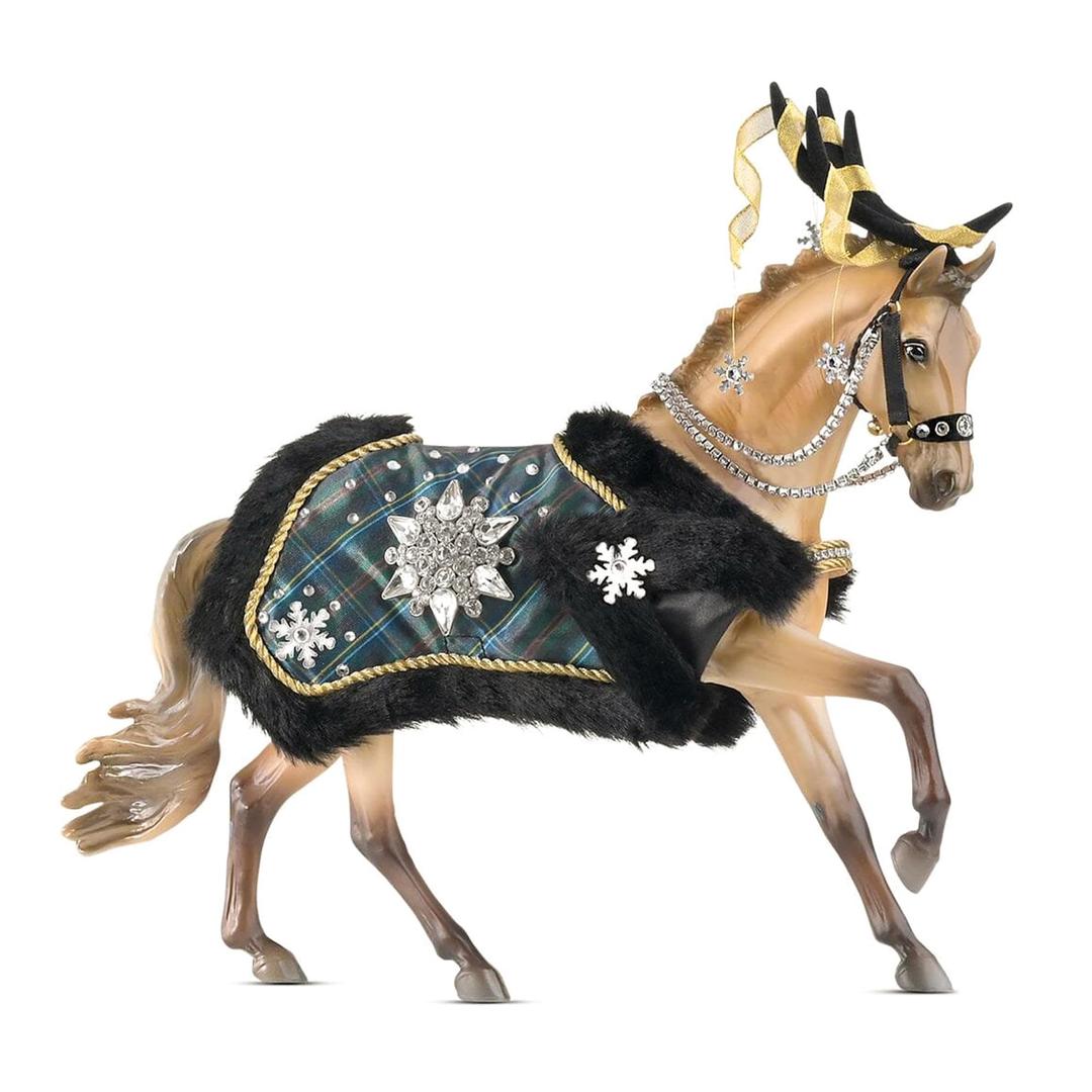 BreyerHorses 2023 Holiday Collection | Traditional Series Holiday Horse - Highlander | Model #700126