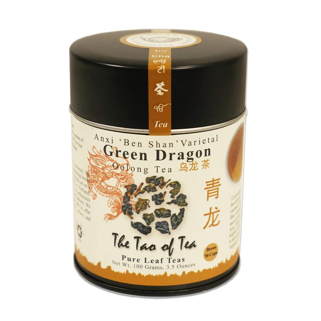 The Tao of TeaGreen Dragon Oolong Tea, Loose Leaf, 3.5 Ounce Tin