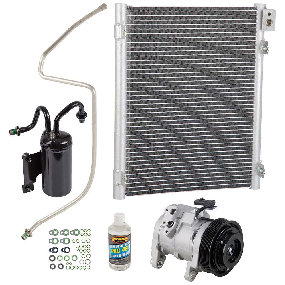 A/C Kit w/AC Compressor Condenser & Drier For Dodge Ram 5.7L Hemi V8 2003 2004 2005 2006 2007 2008 - BuyAutoParts 60-82487CK New