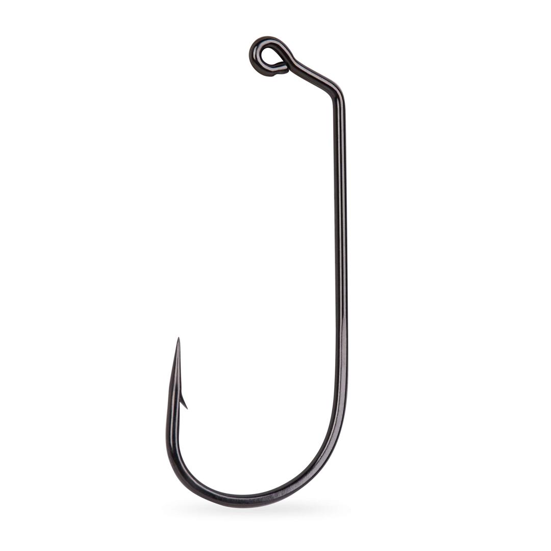 Mustad 32786 Ultra Point 60 Degree Black Nickel Jig Fishing Hooks 100 Pack 2/0-6/0, DIY Jig Hooks, Fits The Do It Molds Great for Pouring Your Own Fishing Jigs