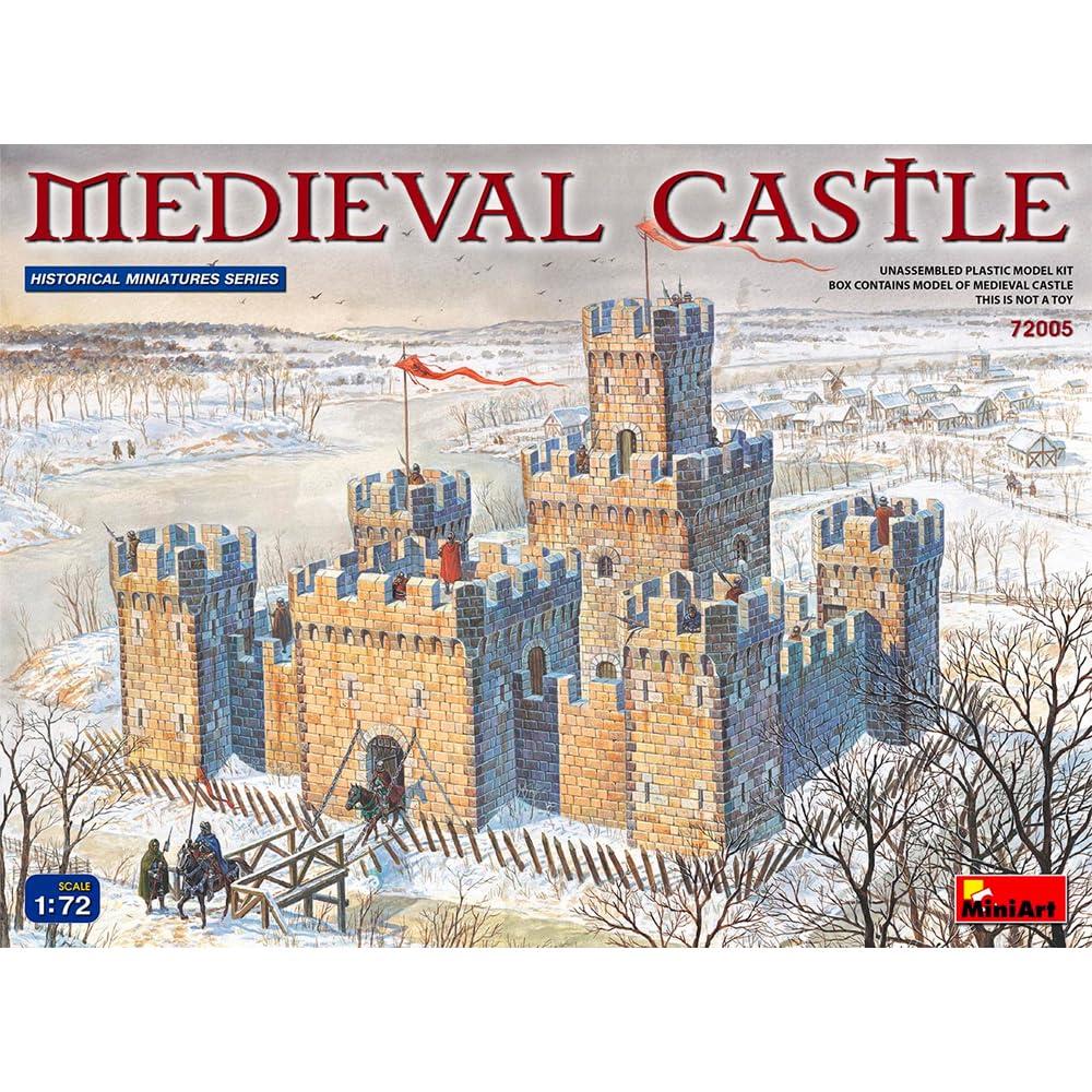 MiniArt 1:72 Scale Medieval Castle Plastic Model Kit