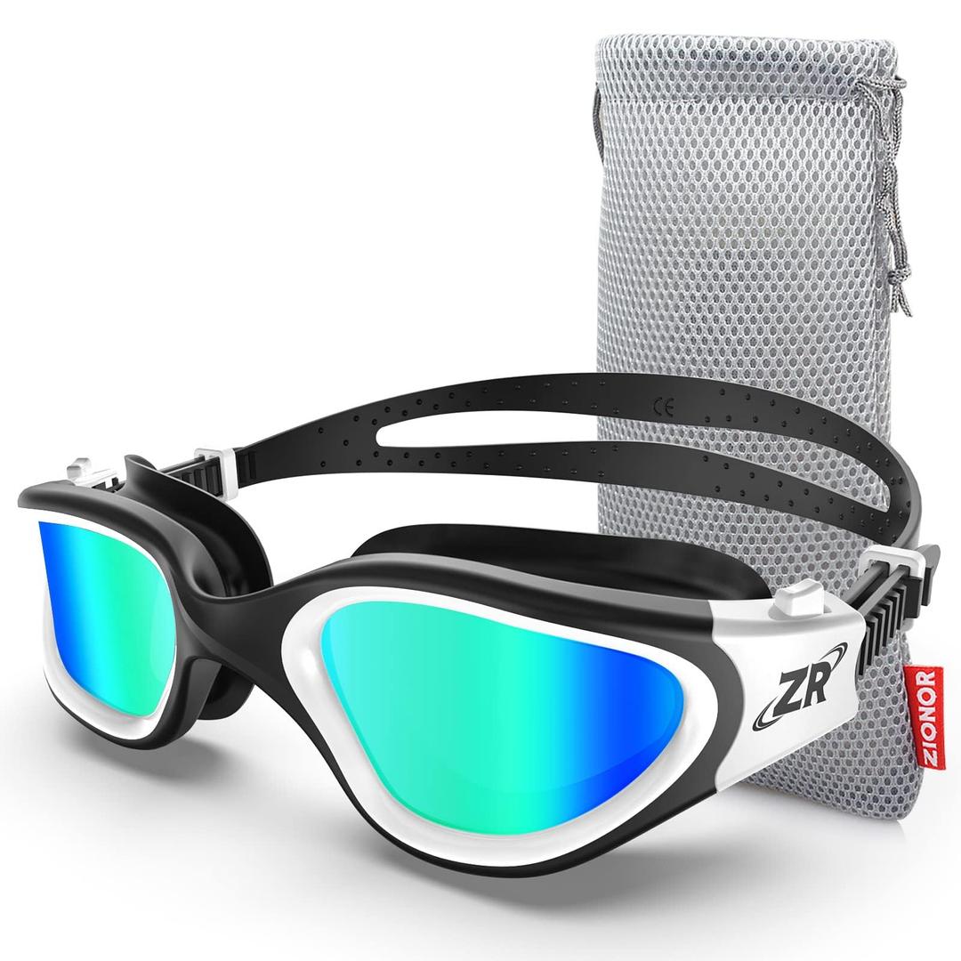 ZIONORSwim Goggles, Upgraded G1 Polarized Swimming Goggles Anti-fog for Men Women Adult